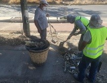 Desde temprana hora, el Ayuntamiento de Guadalajara se puso en acción para limpiar el espacio que les corresponde. EL INFORMADOR/G. Gallo