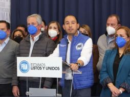 Marko Cortés afirmó que el PAN busca conseguir la gubernatura y las 39 alcaldías del estado de Durango.TWITTER/ @MarkoCortes