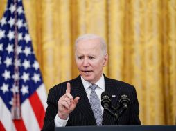 El presidente Biden confirmó hoy que en la operación antiterrorista lanzada en el noroeste de Siria anoche fue eliminado el líder del EI. EFE / Y. Gripas