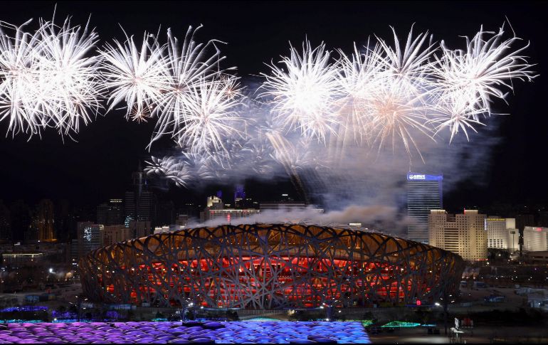 Así iniciaron oficialmente los Juegos Olímpicos de Invierno de Beijing 2022, los segundos en la capital de China tras los de Verano 2008. AFP / L. Ye