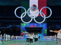 Donovan Carrillo es uno de los cuatro deportistas mexicanos en Beijing 2022. Hoy fue la ceremonia de apertura. AFP/B. Stansall
