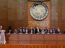Este sábado gobernadores del país se reunieron en el estado de Querétaro para conmemorar el 105 aniversario de la Promulgación de la Constitución de 1917. YOUTUBE / Gobierno de México
