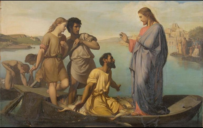 Jesús le dijo a Simón: «No temas; desde ahora serás pescador de hombres». WIKIMEDIA/«Primer milagro», de Henri-Pierre Picou