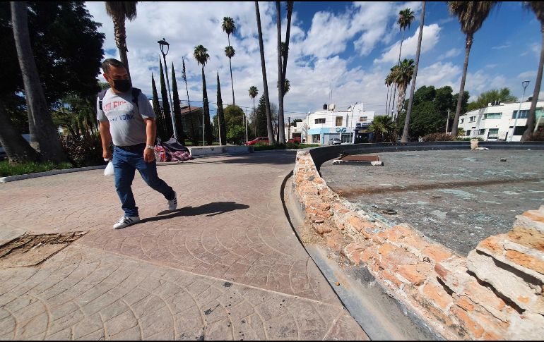 Además de la fuente en la colonia Moderna, el Ayuntamiento prevé atender banquetas, balizamiento y renovación de infraestructura. EL INFORMADOR/A. Navarro