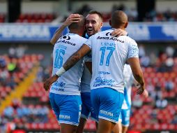 GRAN MOMENTO. Puebla suma 10 puntos en el torneo, productor de tres victorias y un empate. IMAGO7