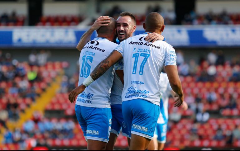 GRAN MOMENTO. Puebla suma 10 puntos en el torneo, productor de tres victorias y un empate. IMAGO7