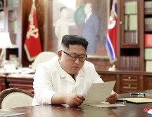 Donald Trump mantuvo una inédita relación epistolar con el líder norcoreano, Kim Jong-un. AFP/ARCHIVO