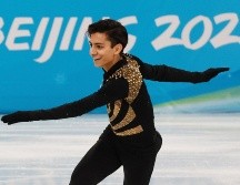 El patinador jalisciense no sólo rompió su propia marca personal en programa corto, sino que además conquistó su pase al programa libre de los Juegos Olímpicos de Invierno. EFE / F. Ismail