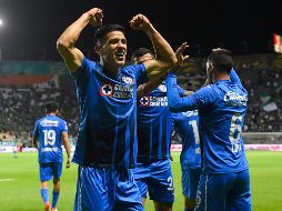 Festejando. Antuna consiguió otro gol vestido de azul. Imago7