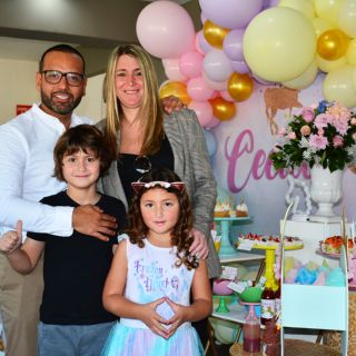 Cecille Meza celebra su cumpleaños