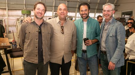 Mark Hagen, José Noé Suro, David Gómez Álvarez y Carlos Ranc. GENTE BIEN JALISCO/JORGE SOLTERO