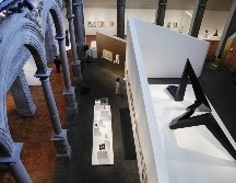 Exposición en el Palacio de Cultura Banamex, antiguo Palacio de Iturbide, ejemplo del estilo barroco y propiedad de Citibanamex. EFE/Archivo