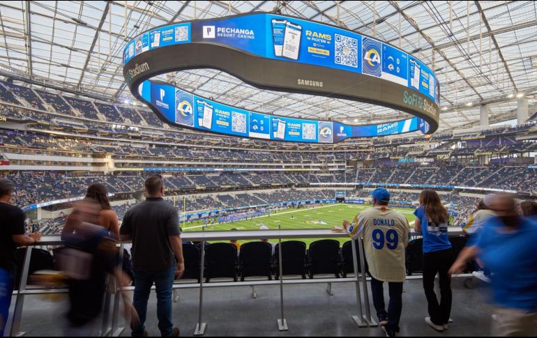 La pantalla del estadio es de alta definición y es llamada 