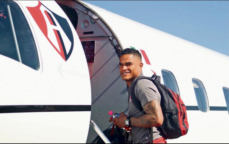 El peruano Anderson Santamaria iniciará esta noche ante Puebla en el estadio Cuauhtémoc. TWITTER/@ATLASFC