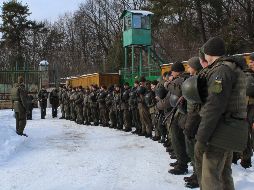 El ejército de Ucrania está en alerta máxima ante una posible invasión de Rusia. EFE/EPA/O. Yesmanchuk