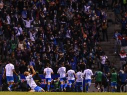 EUFORIA. Puebla consiguió el empate en los segundos finales con un golazo, desatando la locura en el Estadio Cuauhtémoc. IMAGO7