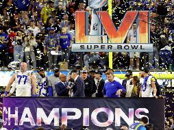 CAMPEONES. Esta noche los locales se convirtieron en héroes al interpretar el papel de su vida: el de campeones del Super Bowl. AFP/K. COX