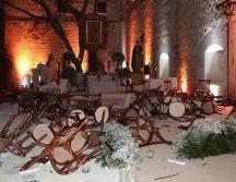 El sábado quedó así el salón luego de que maestros de la Sección 22 entraran a realizar destrozos. ESPECIAL