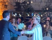 Elba Esther se casó el sábado con Luis Antonio Lagunas. ESPECIAL