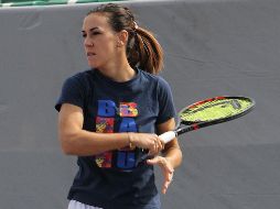 La tenista española tendrá poco más de seis días para entrenar y lograr una buena adaptación en las canchas del Centro Panamericano de Tenis de Zapopan. ESPECIAL/Abierto de Zapopan