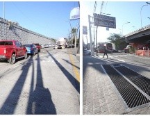 Detallan que la intervención abarcó aproximadamente un kilometro de calle. TWITTER/@PabloLemusN