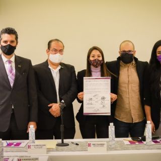 Hagamos firma convenio para impulsar la justicia alternativa