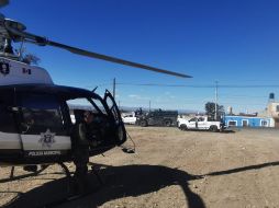 El policía herido fue trasladado de emergencia a un hospital privado por el helicóptero Halcón de la Policía de Zapopan. ESPECIAL