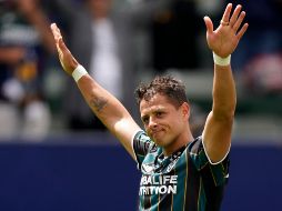 CONVENCIDO. Javier Hernández cambiaría los 17 goles que obtuvo la temporada anterior por pelear por el campeonato con el equipo angelino. AP/Mark J. Terrill