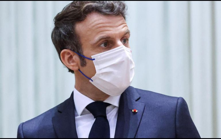 El mandatario francés, Emmanuel Macron ya tuvo comunicación con los principales aliados occidentales. EFE/ Y. HERMAN