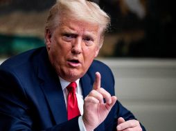 Donald Trump podría argumentar que como presidente era la máxima autoridad para desclasificar documentos. EFE/ E. Schaff