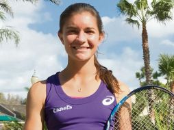 Marcela Zacarías, la tenista Tricolor estará hoy en la fase previa. ESPECIAL