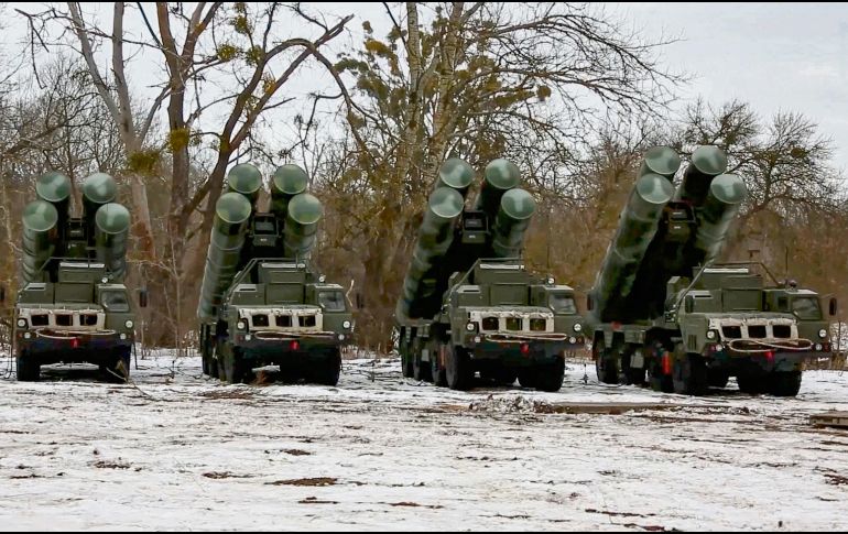 Más de 40% de las tropas rusas en la frontera con Ucrania están en posición de atacar, indica el Departamento de la Defensa de EU. EFE/EPA/Ministerio De Defensa de Rusia