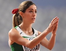 La velocista jalisciense, Paola Morán, queda entre las cinco mejores de un total de 23 corredoras que completaron el Arkansas Qualifier de Fayetteville. AFP / ARCHIVO