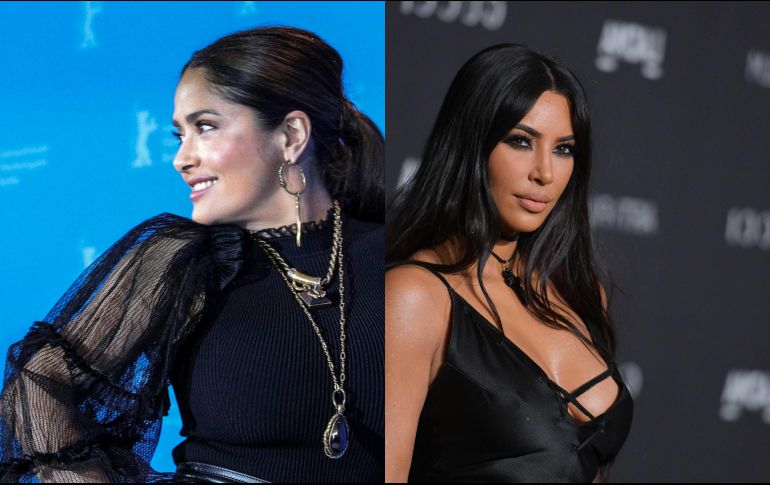 Una vez que las palabras de Kim Kardashian se dieron a conocer, Salma Hayek reaccionó de inmediato. ESPECIAL / AFP