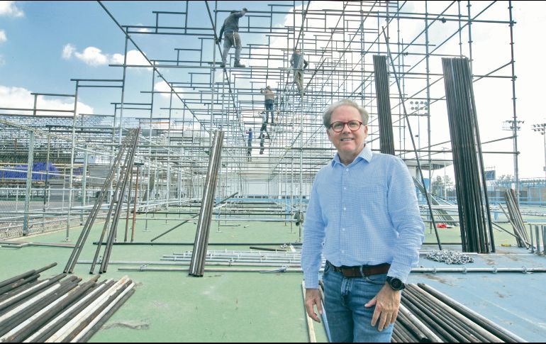 Gustavo Santoscoy y su equipo de trabajo han hecho una ardua labor desde que concluyeron las WTA Finals para organizar otro gran torneo como éste. El Informador/ A. Camacho