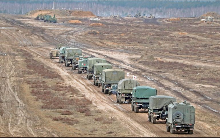 Actividad. Las fuerzas rusas siguen a poca distancia de la frontera con Ucrania. Xinhua