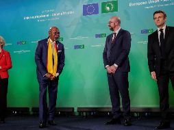 El anuncio de la UE, se hizo a través de un comunicado conjunto entre el presidente del Consejo Europeo, Charles Michel, y el presidente de la comisión Europea, Ursula Von der Leyen. EFE/ O. HOSLET