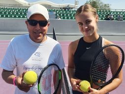 Ana Karolina Schmiedlova, ya se clasificó a los Octavos de Final del Abierto AKRON de Zapopan. EL INFORMADOR/A. Navarro