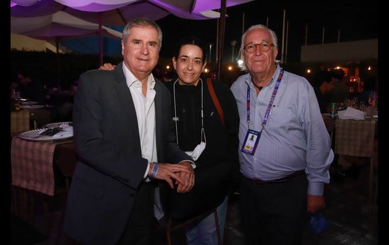 Jaime Maytorena , Sandra Maytorena y Juan Iturbide. GENTE BIEN JALISCO/ ANTONIO MARTINEZ
