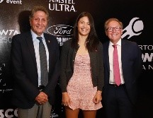 Juan José Frangie, Emma Raducanu y Gustavo Santoscoy. GENTE BIEN JALISCO/ANTONIO MARTÍNEZ