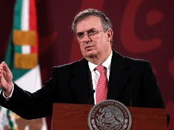 Marcelo Ebrad acudirá al Senado de la República para revisar temas como el de Ucrania y el tráfico de armas. EFE/ M. Guzmán