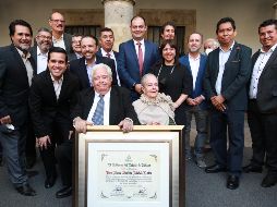 René Justin Rivial de León tiene una trayectoria de más de 70 años, es originario de Guadalajara, hijo de un inmigrante francés. EL INFORMADOR / A. Camacho