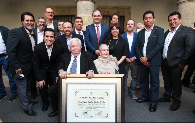 René Justin Rivial de León tiene una trayectoria de más de 70 años, es originario de Guadalajara, hijo de un inmigrante francés. EL INFORMADOR / A. Camacho