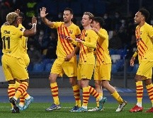 ENVIÓN ANÍMICO. Barcelona obtiene así una victoria que es oxígeno puro en medio de una temporada complicada. AFP/A. Solaro