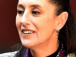 Claudia Sheinbaum señalo que la paz debe estar por encima de cualquier conflicto bélico, y que ésta debe ser la posición de México. AFP/C. CRUZ