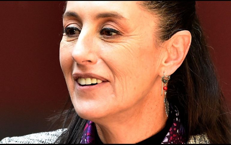 Claudia Sheinbaum señalo que la paz debe estar por encima de cualquier conflicto bélico, y que ésta debe ser la posición de México. AFP/C. CRUZ