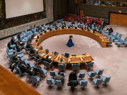 El Presidente López Obrador señala que esa será la postura que México llevará ante el Consejo de Seguridad de Naciones Unidas, del cual es miembro. AFP / Getty Images / D. Delgado