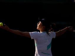 Ahora la pareja de tenistas chinas esperan por sus rivales para la Gran Final por el título. EFE/F. Guasco