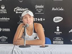 Camila Osorio es la tenista latinoamericana mejor ubicada en el ranking mundial siendo actualmente la número 45 de la WTA. EL INFORMADOR/M. Navarro