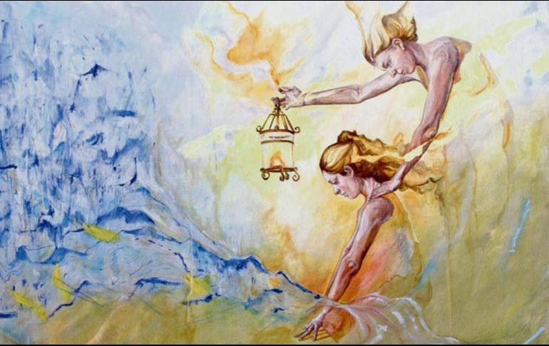 Pieza de la muestra “Cielo Abierto”, donde se puede observar la relación del cuerpo con su entorno. ESPECIAL